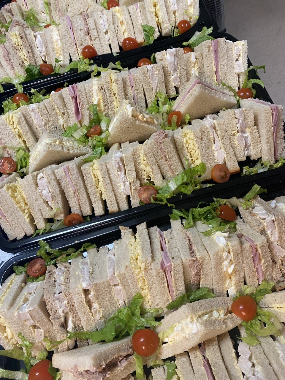 Elegant corporate catering spread